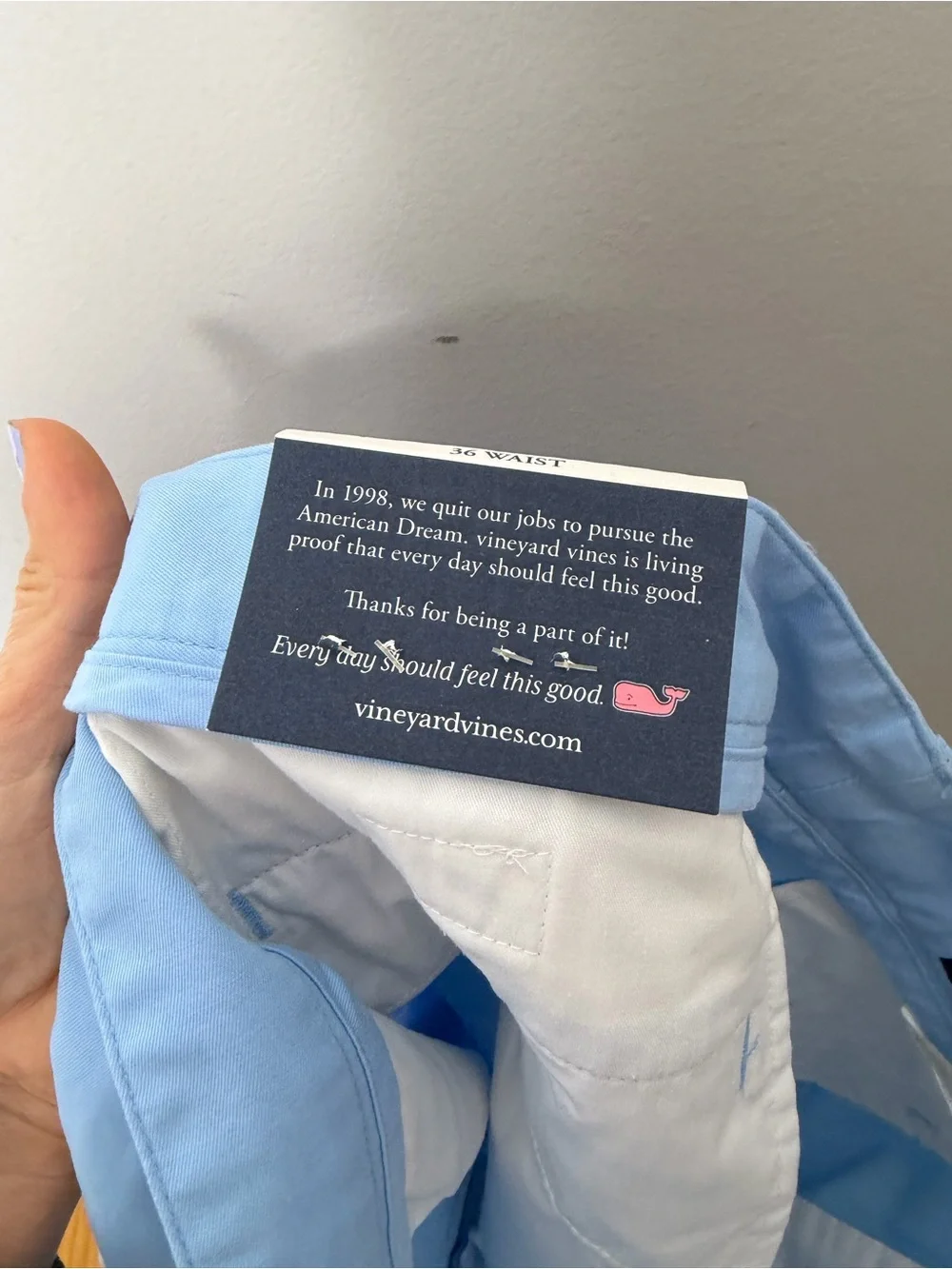 NEW Vineyard Vines Men’s Club Cotton Twill Shorts size 36 9” inseam *1133